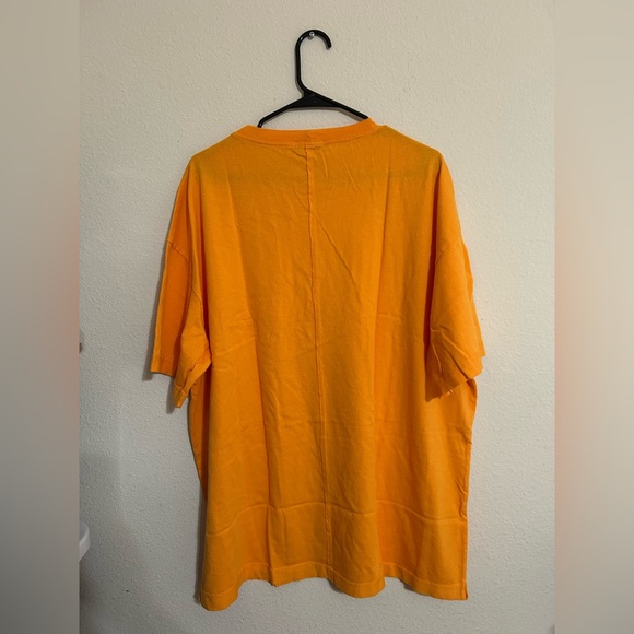 Free People&Ragabond Harvest Vintage Wash Tee. Color Juicy Orange - Picture 3 of 9